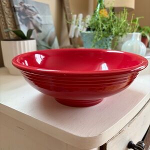 Fiestaware Scarlet Pedestal Bowl❤️💃🏽